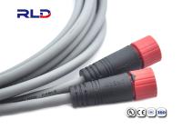 Connecteur hommes-femmes extérieur imperméable de fil de câble des connecteurs M15 d'éclairage d'extension de Pin IP68 2