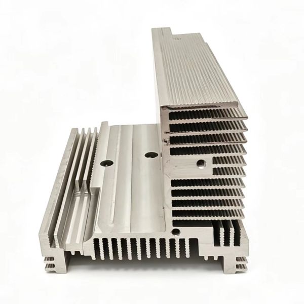 Custom Aluminum Profile Heat Sink High-Density Finned Heat Dissipation Component CNC Machined Extruded Heatsink Industrial