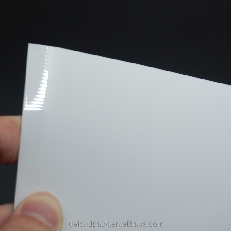 Eco-friendly Petg Vacuum Forming Pet Sheet for Food Packing, Custom Made Heat Resistant White Pet Sheets for Food