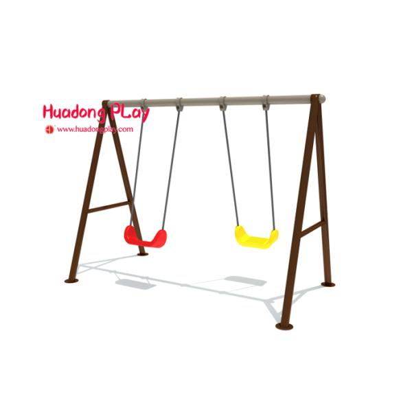 Intelligent Playground Equipment Swings , Kids Outdoor Playset Anti - Crack