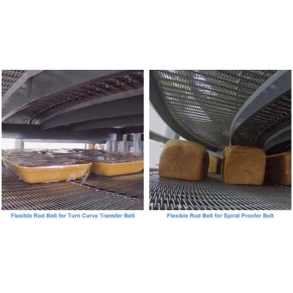 Chain Link Stainless Steel Wire Mesh Spiral Metal Conveyor Belt For Freezer