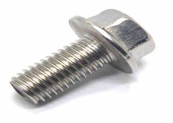 Stainless Steel Plain SS304 SS316 Hexagon Flange Heavy  Metal Bolt With Nut  Plain DIN6921