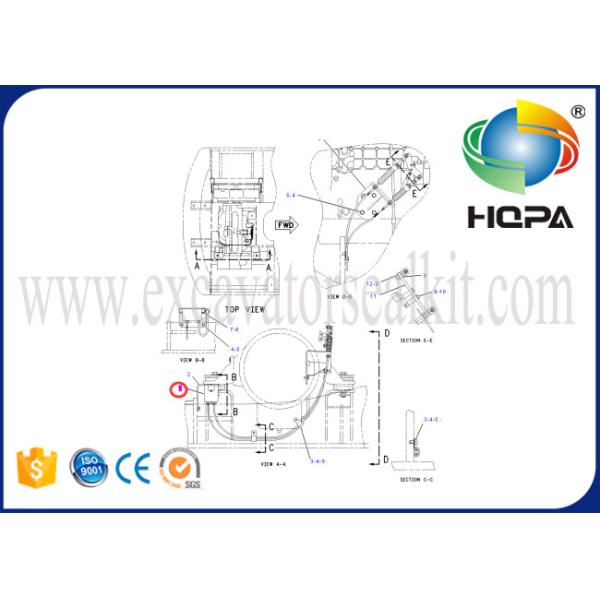 247-5212 227-7672 Excavator Engine Parts E320C E320C E312C 320D Throttle Position Motor