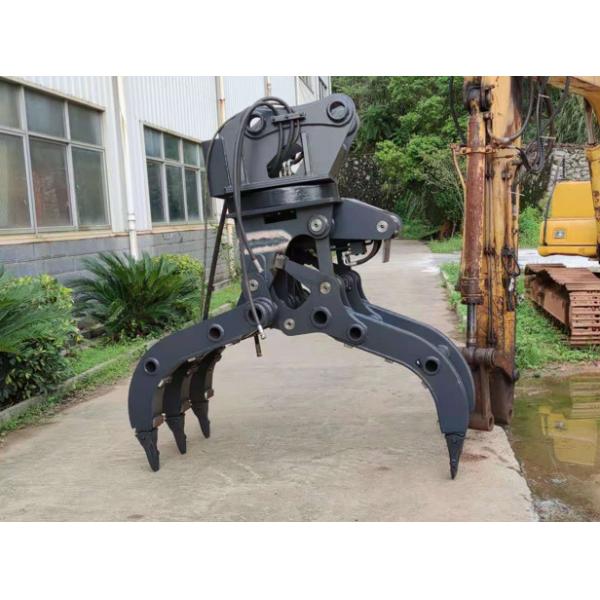 NM400 Wear Resistant Steel Hydraulic Grab Scrap Metal Grapple 360 Degree Rotating