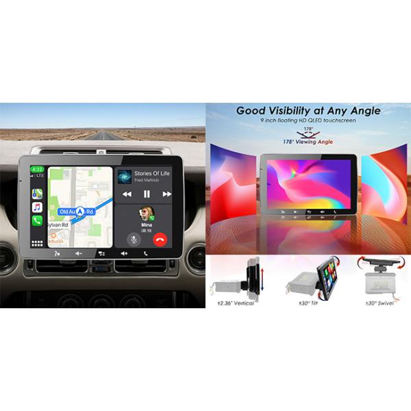 RDS 1 Din Car Stereo Mirrorlink 9 дюймовый Android Head Unit Mp5 Player Carplay