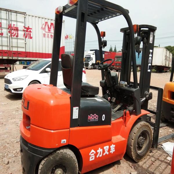Manual Transmission Used Forklift Standard Mast Type Second Hand Forklift