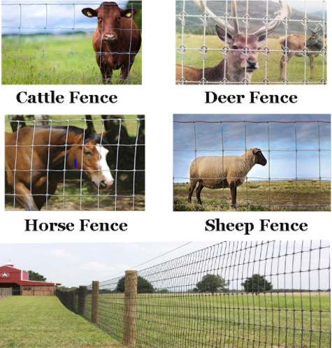 Cerca tejida OEM del prado de la granja 1.8m m de los ciervos