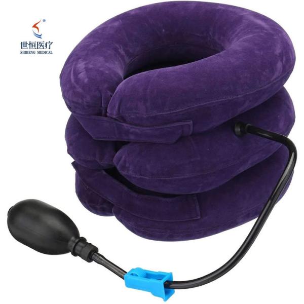 Adjustable cervical pillows free size neck brace support soft flannel