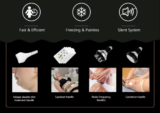 9 In1 Weight Loss Cool Tech Body Slimming Fat Freezing 360Cryolipolysis Machine