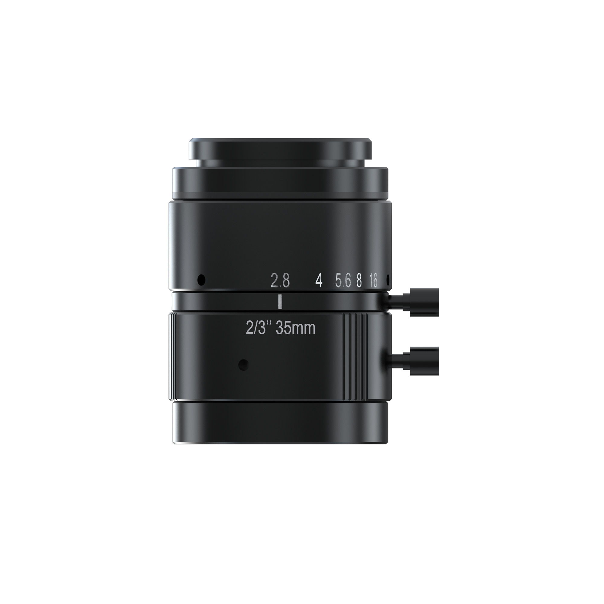 C-Mount 12MP Industrial FA Lens 35mm F2.8-16 2/3-Inch Sensor Manual Lock Iris