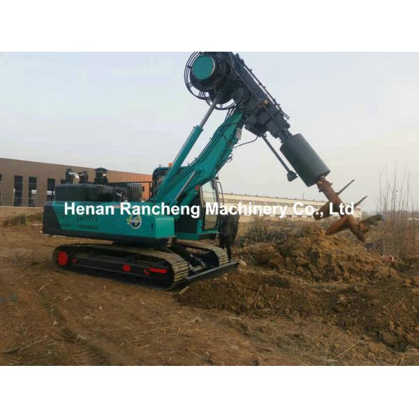 Гидравлический нефтяной цилиндр Ротационная буровая установка 15 м / 20 м Глубина 110 кВт Камминс двигатель