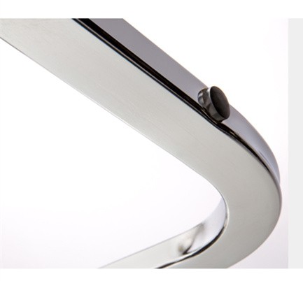 Modern Leather Dining Chairs Metal Legs With Stainless Steel Frame