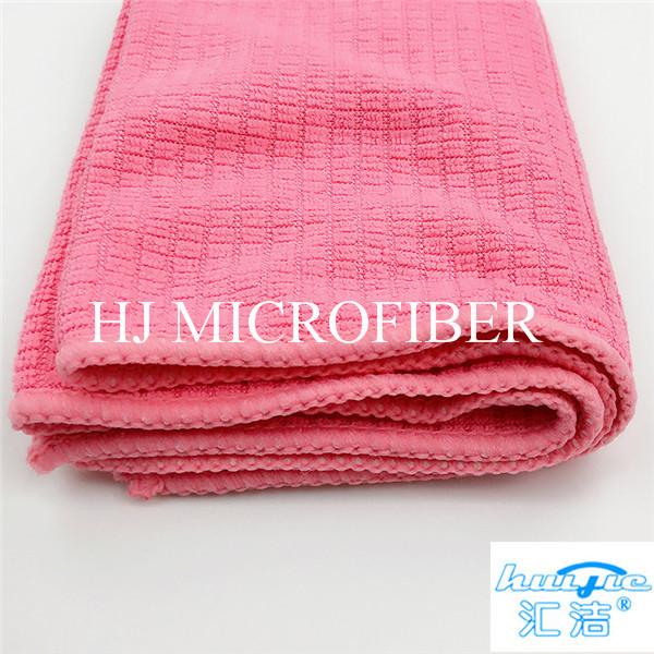 Microfiber Cleaning Cloth Towel Weft Knitted Cloth For Kitchen Red Color 16 Washing Tools