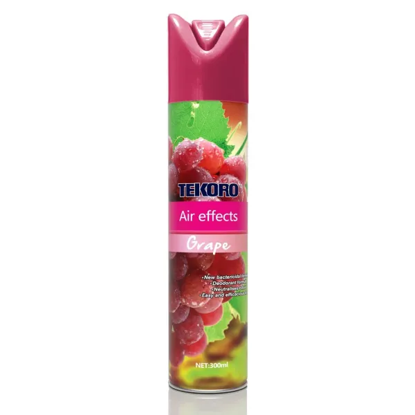 Tekoro Natural Fragrance Air Freshener Home Aerosol Spray with CE, RoHS, SGS, GMP Certification in 250ml or 300ml Capacity