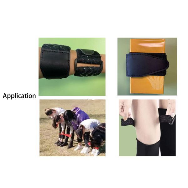 DANSKY Comfortable Soft Elastic Loop Tape Nylon Knitted Breathable Unbrushed Loop Band for Sport