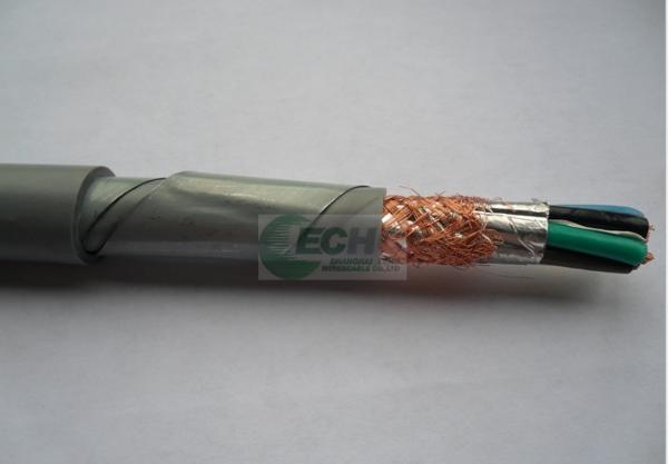 ECHU CABLE PVC Insulation Flexible Shield Round Control Cable KVVR 450/750V in grey color
