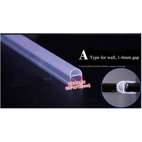 Силиконовый проем для стеклянных дверей для душа Предотвратить утечки и остановить повреждение водой
