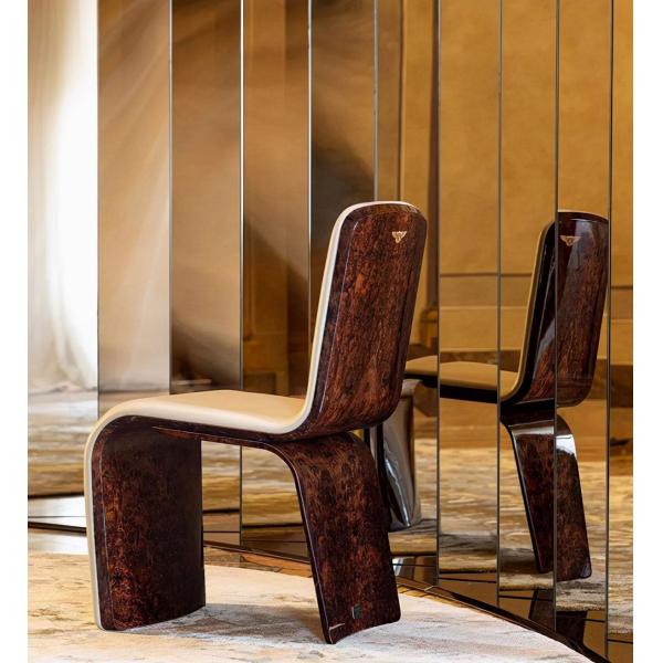 OEM Luxury Modern Furnitures Grey Counter Height Leather Upholstered Dining Chairs