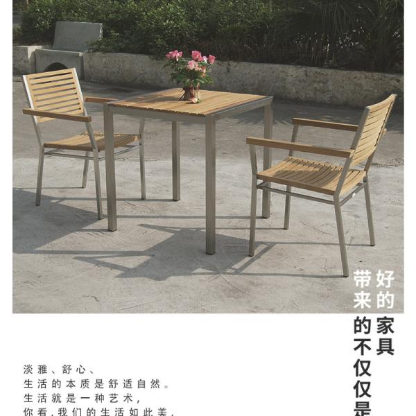 Outdoor Restaurant Furniture Sets with Waterproof Aluminium Material and Luxury Design