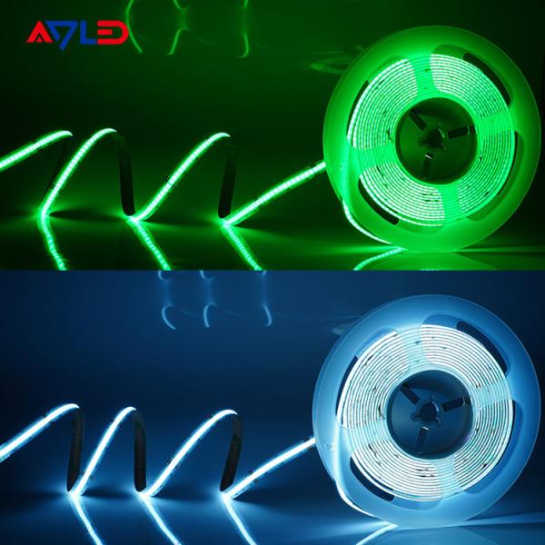 12mm Outdoor Waterproof Cob Led Light Strip Seamless 24v Addressable Rgb Cct Ip65