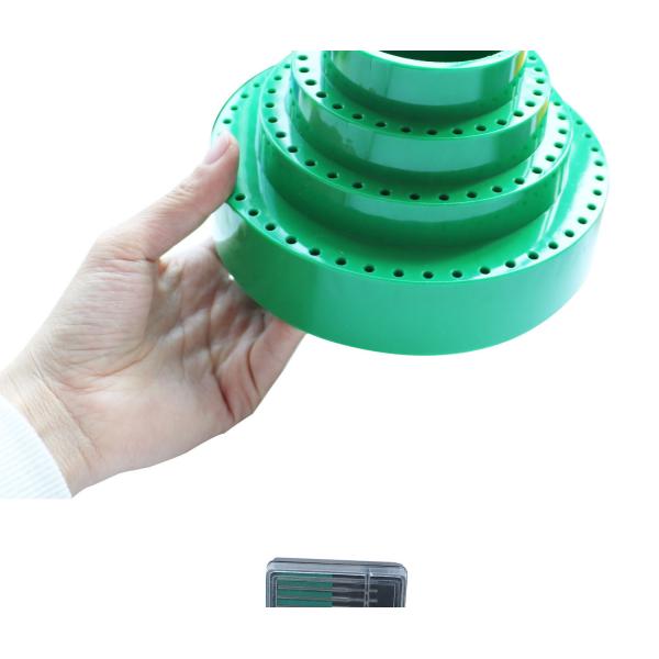 Caso vacío giratorio 170*95m m del almacenamiento de la broca de la joyería de la forma redonda