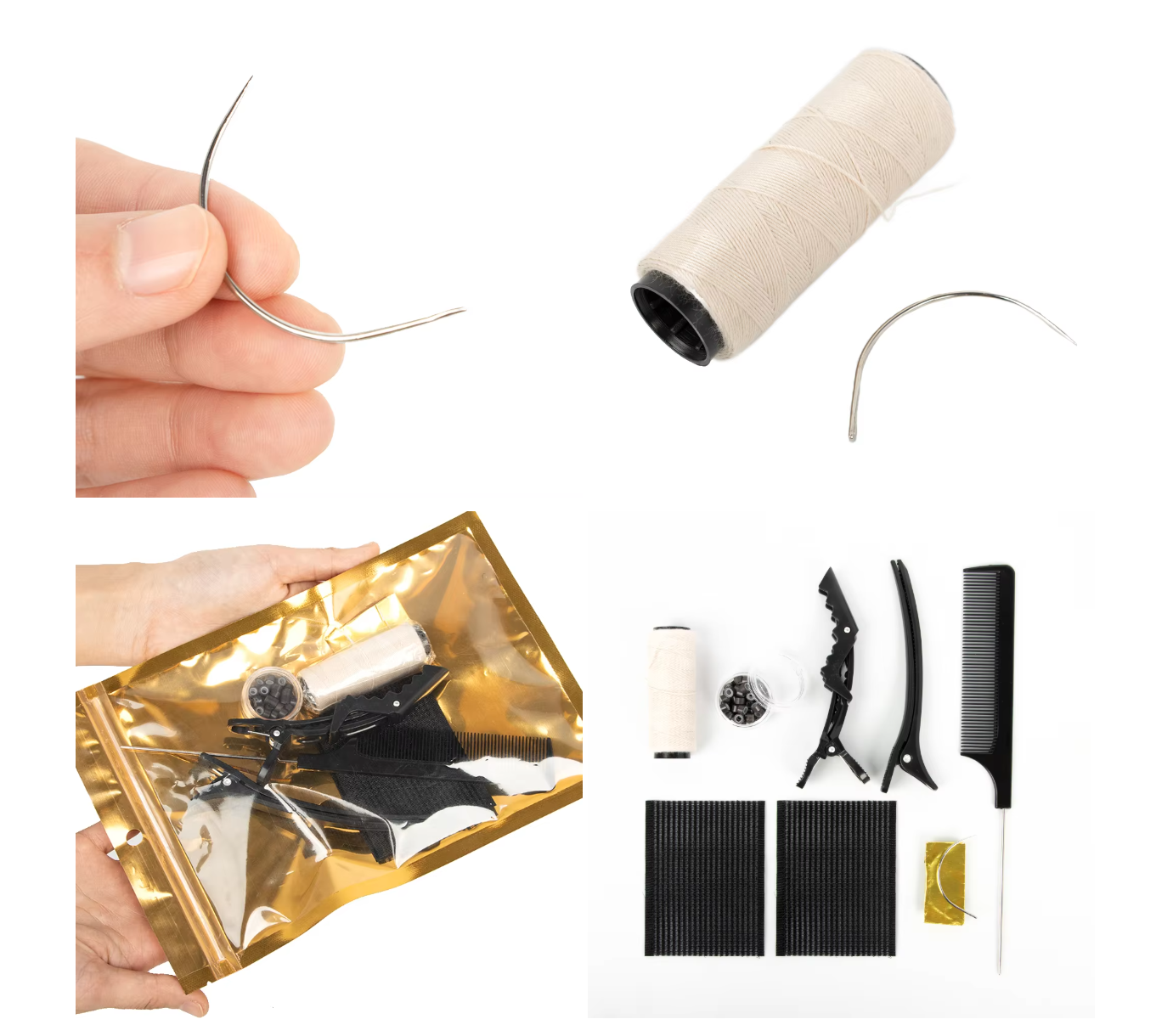 Wholesale 12A Remy Micro Link Beads Nano Ring Hair Extensions Double Drawn Russian Human Hair Extension Nano Ring Tips