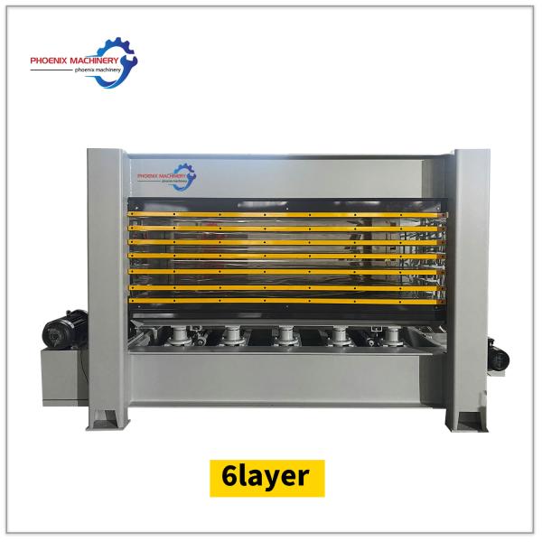 120T PH160 5layer Woodworking Hydraulic Hot Press Machine for Plywood Door Laminating