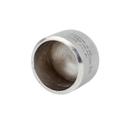 A403 Stainless Steel Buttweld Fittings , 1.5 Inch 3MM Stainless Buttweld Caps