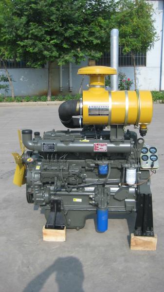 Motor diesel Weifang R6105IZLD de 1500rpm para energia principal, gerador a diesel de 100KW / 125KVA em cor opcional