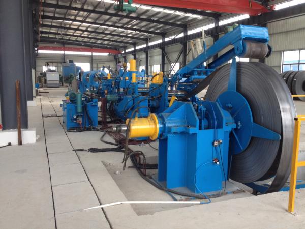 High Frequency Welded ERW Pipe Mill YJ254 Steel Pipe Making Machine