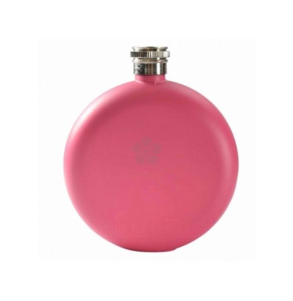 5oz Round Stainless Steel Hip Flask Giveaways Perfected with Round Shape