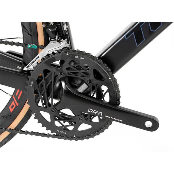 велосипед волокна углерода колеса 700x25C гибридный, рамка размера XL велосипеда кадра 45cm стабилизированная