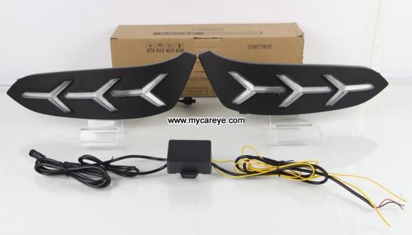Car DRL LED Daytime driving Lights extra for Buick GL6 2017-2018 auto parts aftermarket