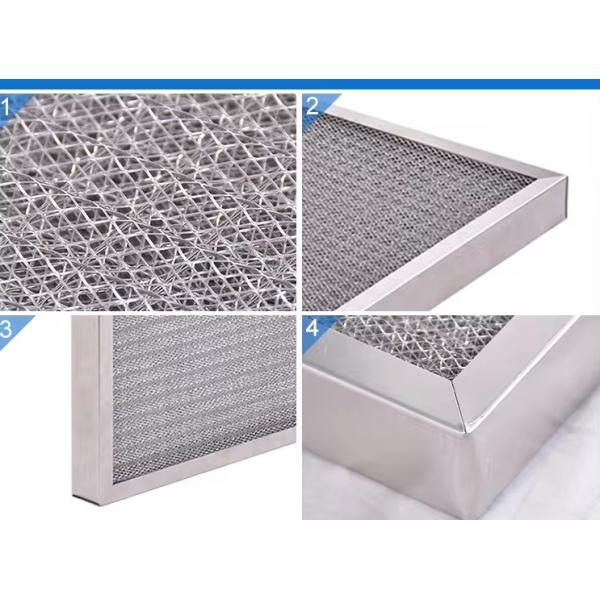 Washable Aluminum Mesh Panel Air Filters Mesh Pre Filter Long Life Service