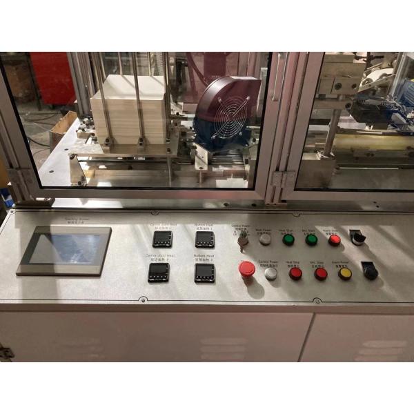 Single Layer PLC Automatic Paper Lid Cover Making Machine