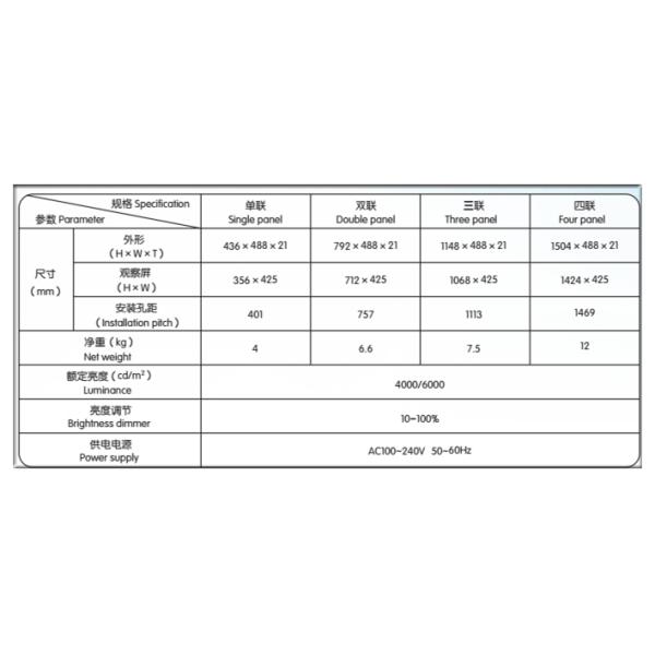 Hospital Clinical LED X Ray Film Viewer Double Panel With Highly Brightness