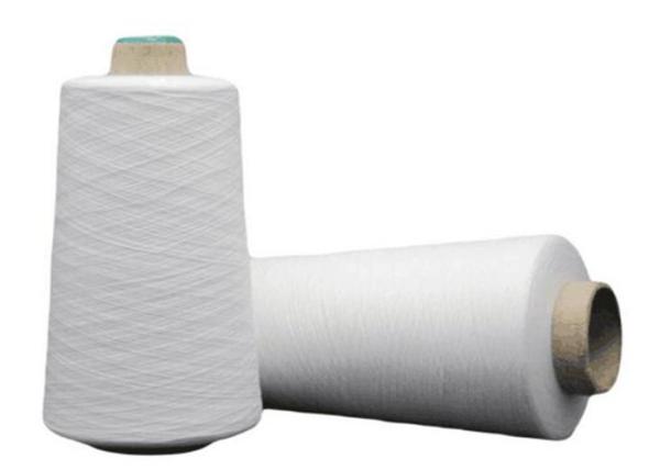 O núcleo 100% do poliéster girou Eco branco da categoria do fio 30S AA/tingido cru amigável