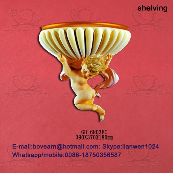 Loving Angel shaped PU Niches for wall decoration / accessories