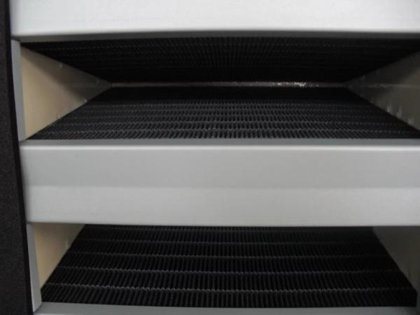 W Type Pre / Medium Active Carbon AC Air Purification Filters ABS Plastic Frame