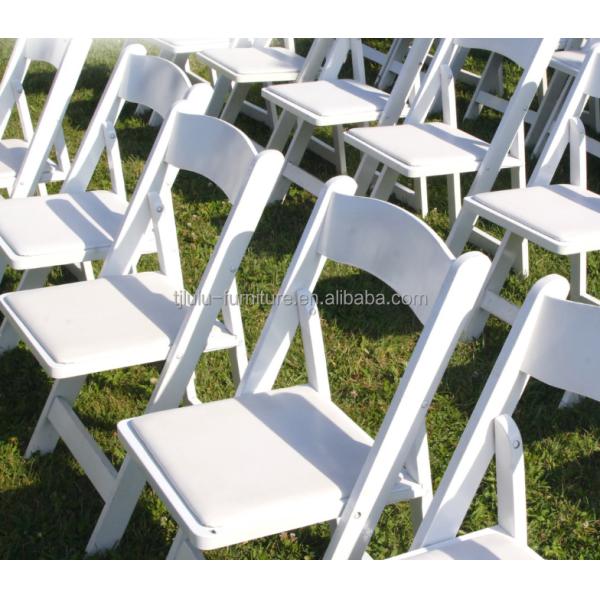 Silla plegable de madera sólida con tapicería natural nórdica moderna para restaurante Hotel Muebles de comedor Restaurante