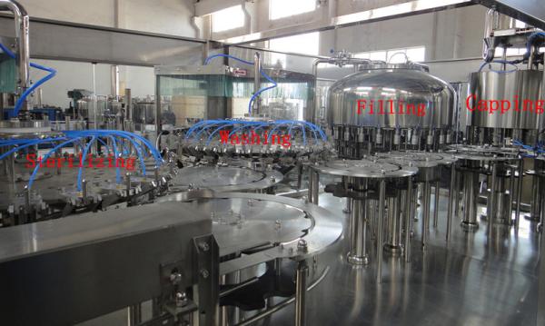HDPE PET Plastic Bottle Water Bottling Machine For Drinking Water 2000 - 4000BPH