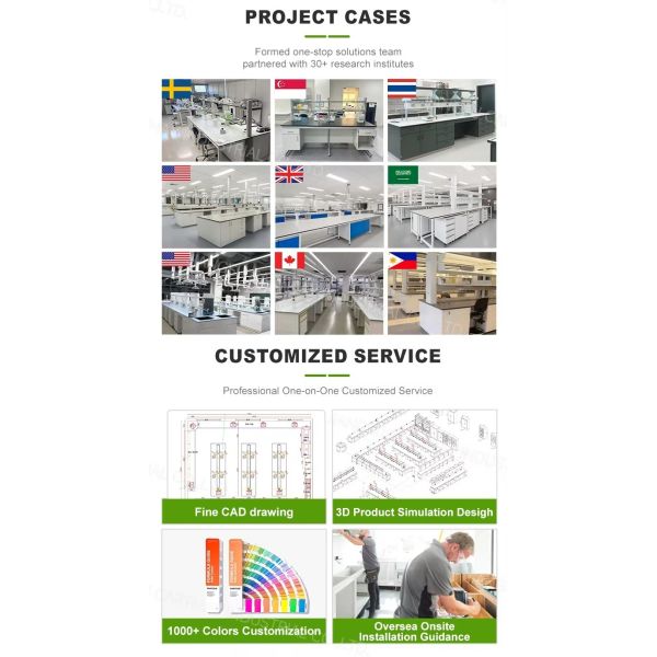Customized Made Lab Fume Hoods With Wet Scrubber Company Manual Control System
