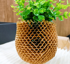 Kraft Honeycomb Paper Sleeve 70gsm 220mm Size