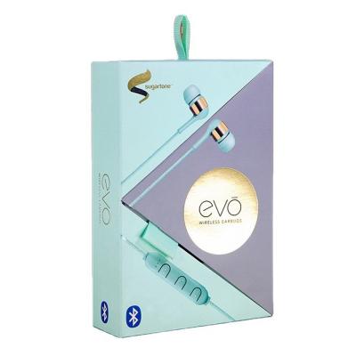 Die Cut Stamping Wireless Earpods Earphone Packaging Box Full Color Printing