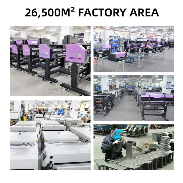 Small A3 DTF Printer with 720*1800 dpi Resolution Multicolor Printing and 1 Year Warranty