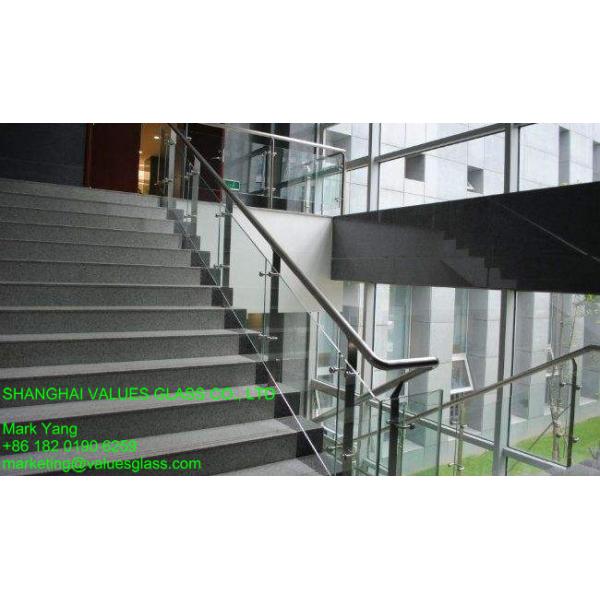 Высококачественные закаленные листовые стекл для перила/Banister 4mm до 19mm