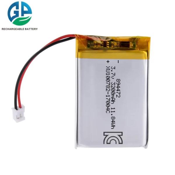 894472 3.7v  3200mah Rechargeable Li Ion Battery Pack For Drone