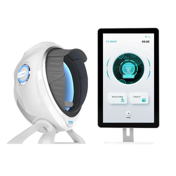 3D AI Skin Analyzer-Face Scanner Multi-Spectral Technology 21.5 Inch Touchscreen Free Endless Cloud Storage for Beauty Salons