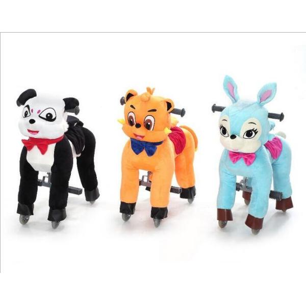 Lovely Amusement Park Equipment Mechanical Pony Kid Ridding On Walking Animal