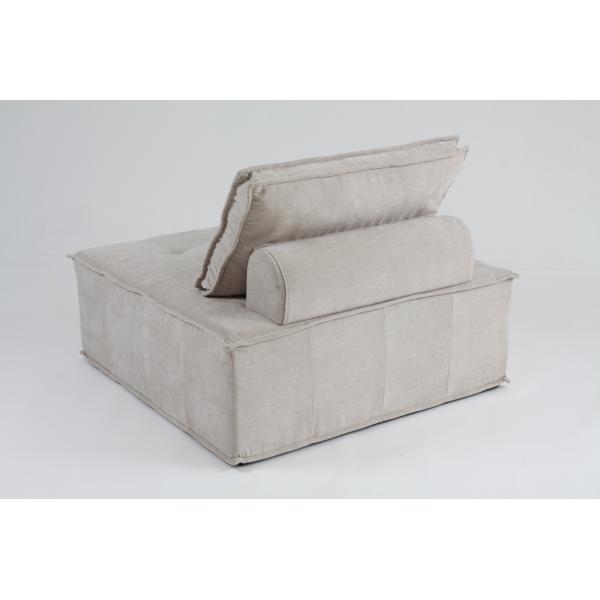 Modern Modular Design Bedroom Ottoman Bench With Comfortable Back